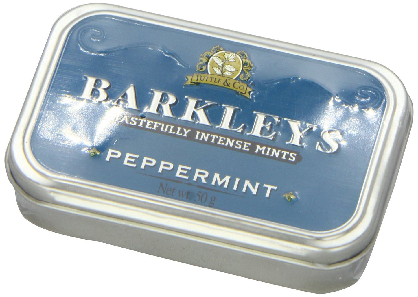 Barkleys Peppermint Breath Mints - Vegan After Dinner Mints, 6 Pack, 50 Count Each, Classic Travel Tins - Model 740850