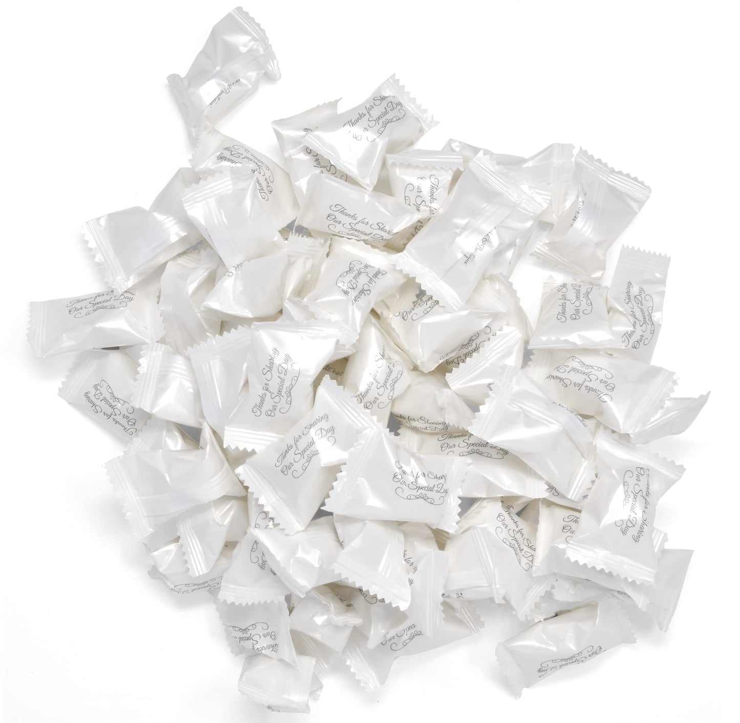 Gift Boutique Wedding Butter Mints Candy Bags 100 Count Mint Candies 13 Oz Thanks For Sharing Our Day Guests Treats Party Favors