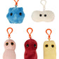 Giantmicrobes Sick Day Themed Gift Box - Learn About These Common Germs With This 5 Piece Box Set Of 3'' Keychains, Uniquely Edu