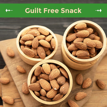 Sincerely Nuts Natural Raw Whole Almonds, Unsalted, No Shell Healthy Low Sodium Snack Plant Protein Kosher, Vegan, Gluten Free B
