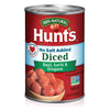 Hunt's Diced Tomatoes with Basil, Garlic & Oregano No Salt Added, 14.5 oz, 12 Pack
