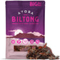 Ayoba Garlic Grass Fed Beef Biltong Slices (4 Ounce, Pack of 1) - Keto Friendly Air-Dried Grass Fed Beef Paleo Snacks - Gluten F