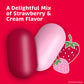 Tic Tac Strawberry & Cream Flavored Mints, 12 Count, On-The-Go Refreshment, Stocking Stuffers, 1.7 Oz Each