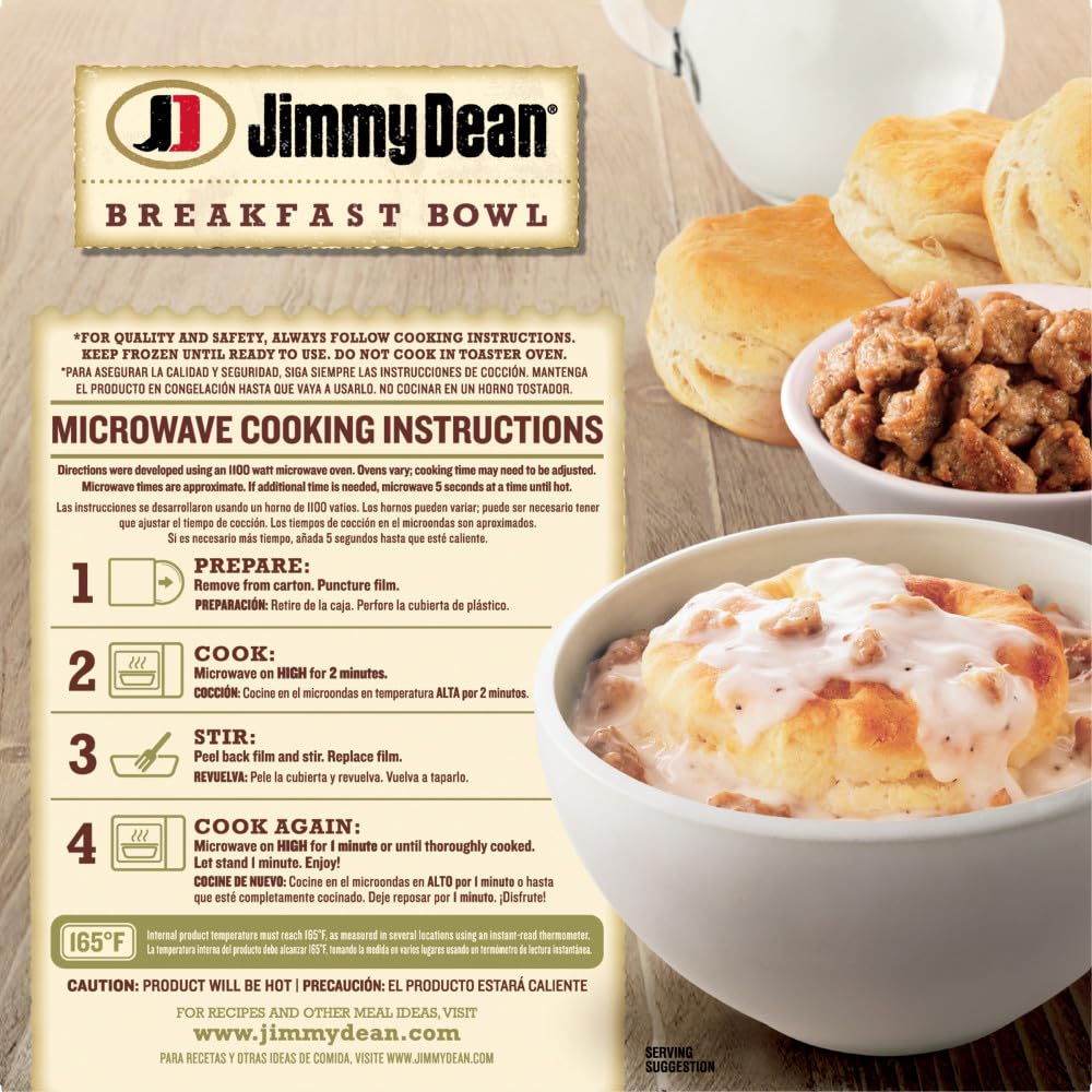 Jimmy Dean Biscuit & Sausage Gravy Breakfast Bowl, 9 oz.
