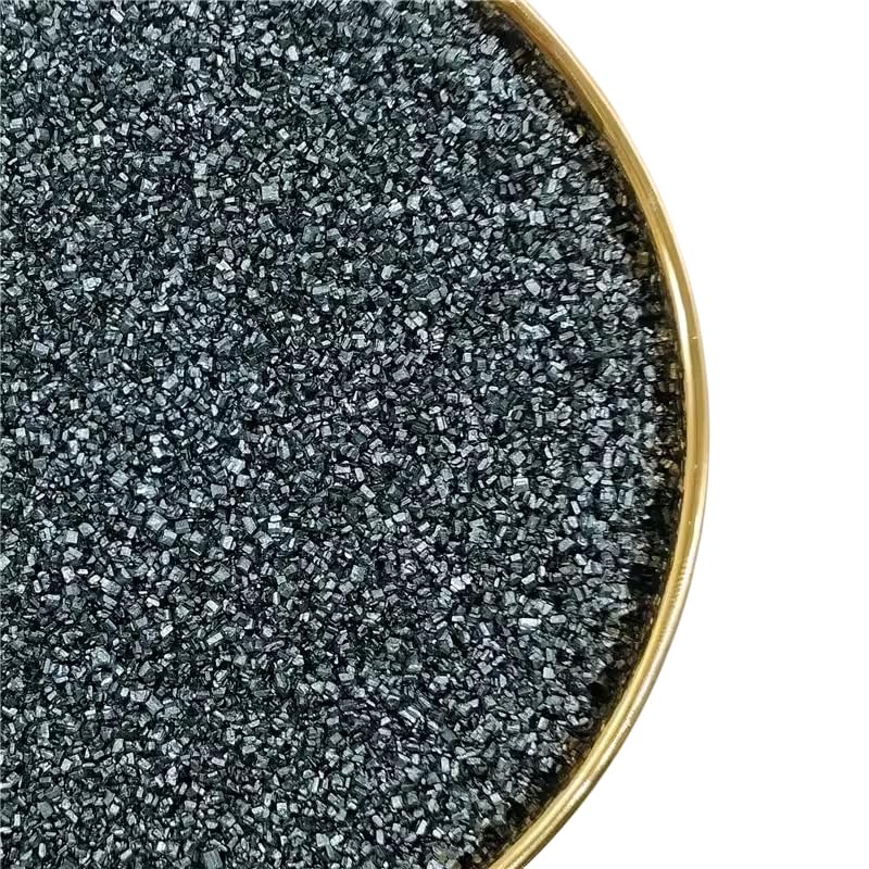 Black Sanding Sugar Edible Sugar Sprinkles For Cakes, Cupcakes, Cookies Sugar Sprinkles for Ice Cream Toppings Colored Sugars fo