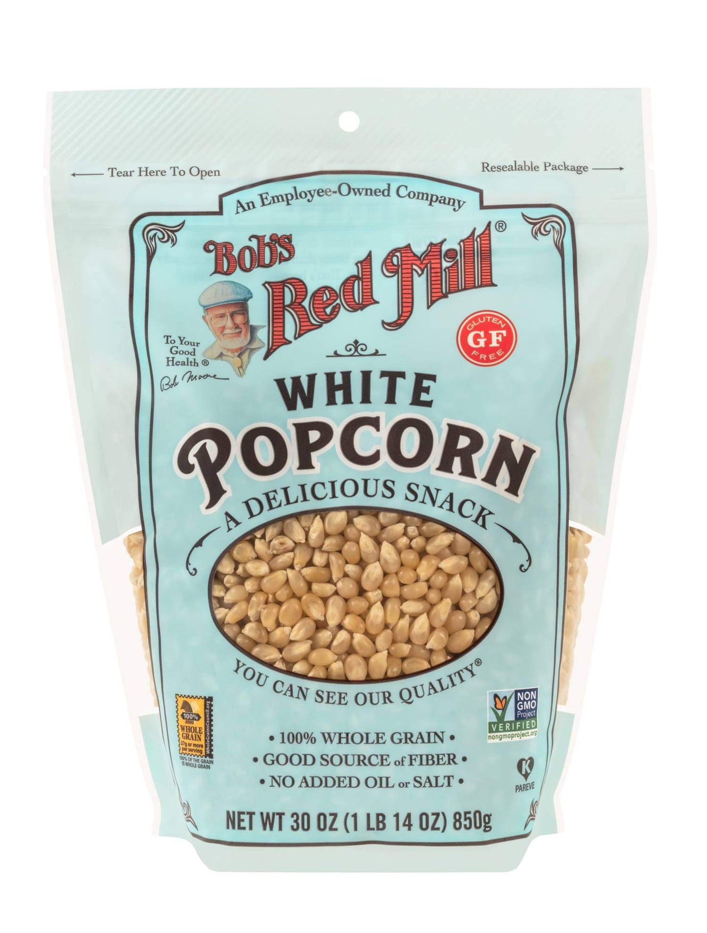 Bobs Red Mill Whole White Popcorn 30-Ounce
