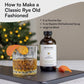 HipStirs Old Fashioned Mix - Artisan Syrup with Real Blood Orange Bitters - 8 Fl Oz