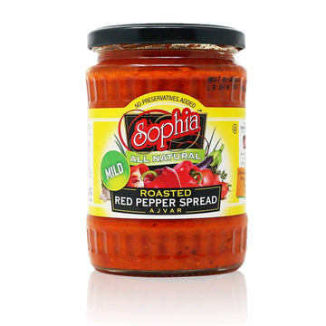 Sophia Ajvar Red Pepper Spread - Mild 19oz (4-pack)