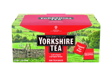 Taylors Of Harrogate Yorkshire Red Wrapped Tea Bags, 200 Count