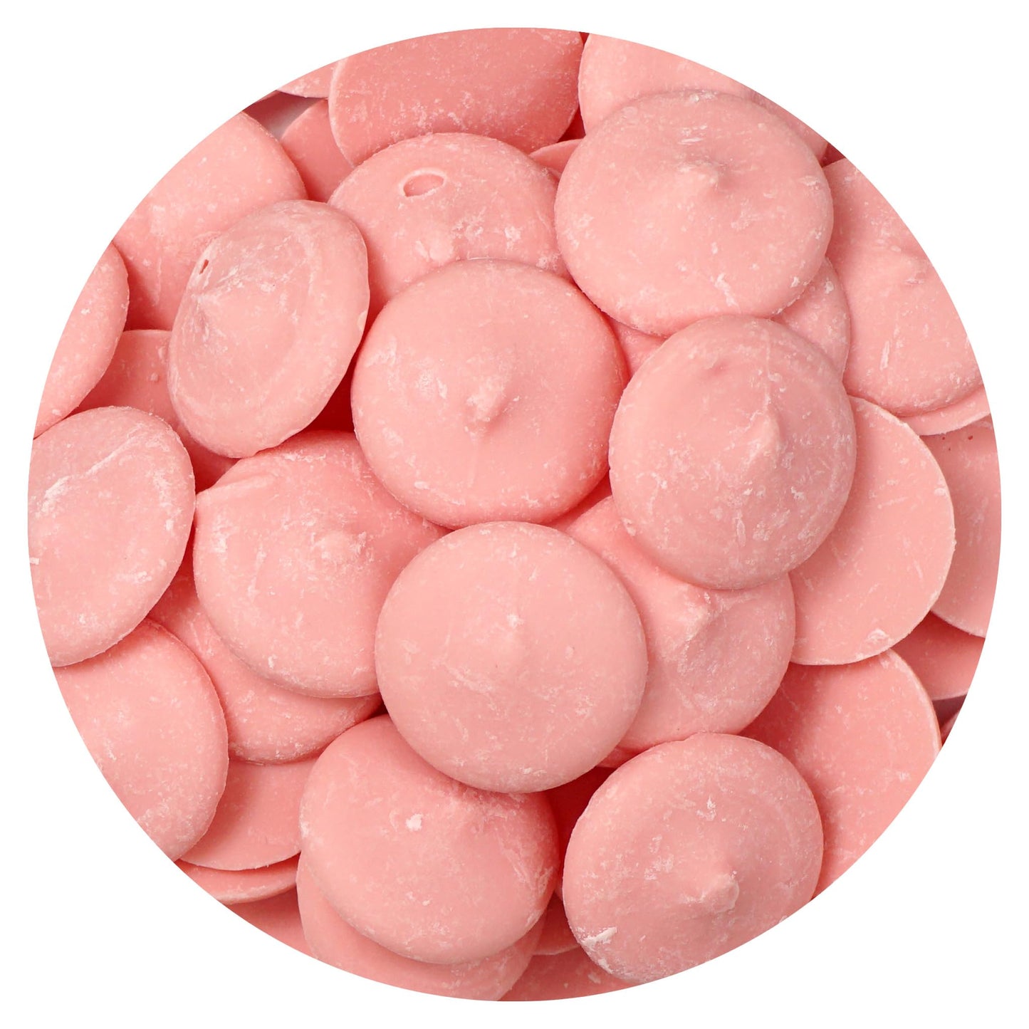 The Hampton Candy Company Pink Chocolate Melting Wafers, 12 Ounce Bulk Bag for Baking and Decorating