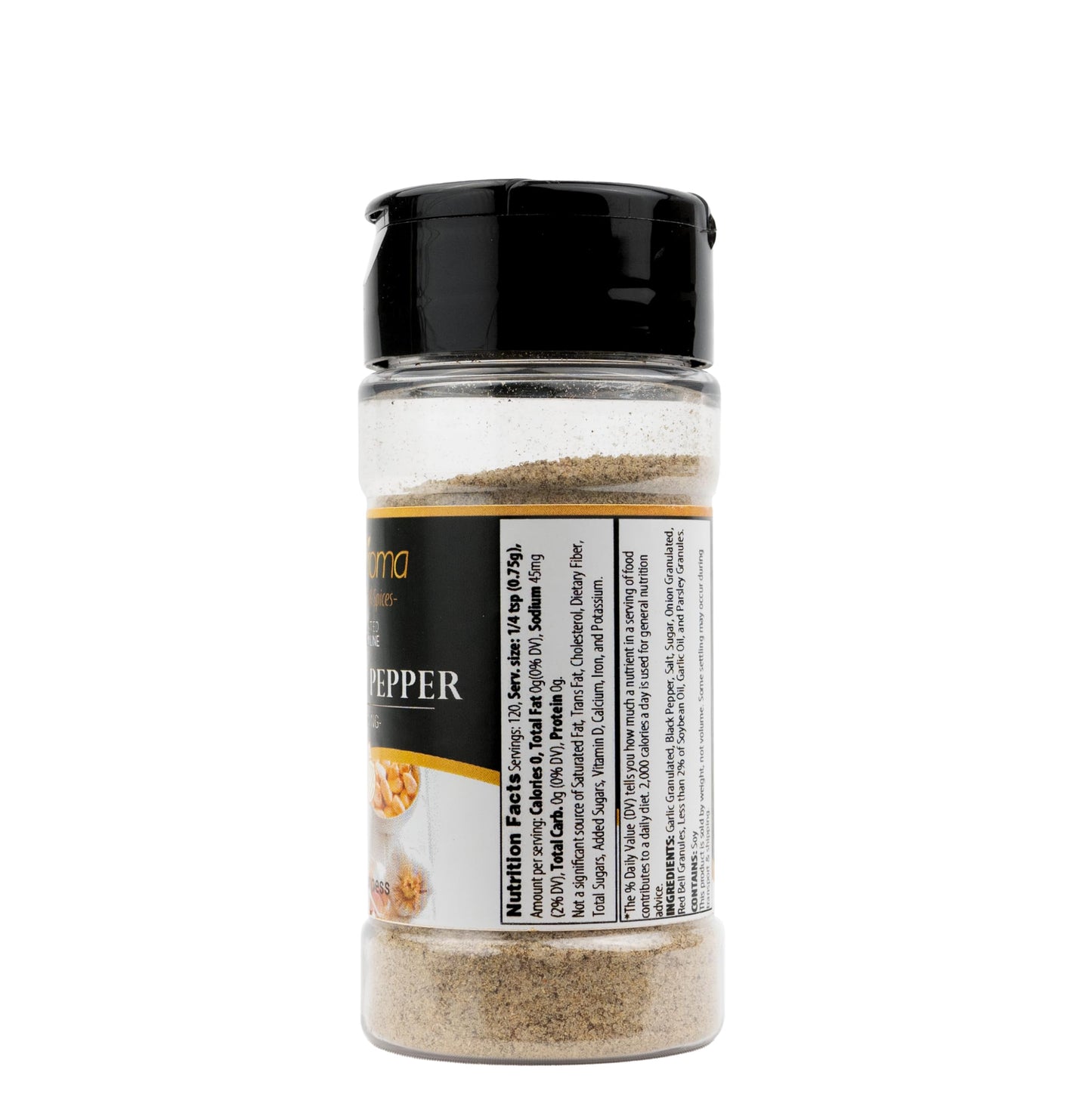 Granaroma Garlic Pepper, Seasoning Blend, Soups & Sauces, Aromatic (3.2 Ounce)