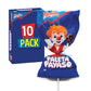 RICOLINO Paleta Payaso Marshmallow Lollipop Box of 10 count