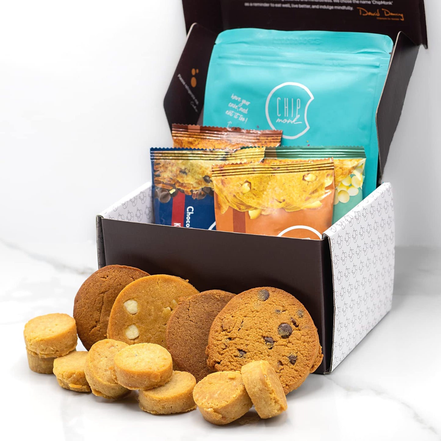 Chipmonk Keto Sampler Cookie Box (Low Carb, Gluten Free, Sugar Free Variety Snack Box)