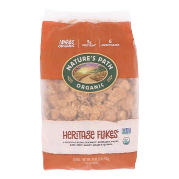Nature 'S Path Organic Heritage Flakes Cereal - Case Of 6 - 32 Oz.