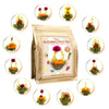 Fullchea - Blooming Flowering Tea, 12 Unique Varieties - Flowering Tea In 12 Delicious Fruit Flavors - Gift For Tea Lovers, Christmas, Anniversary, Valentine, Birthday