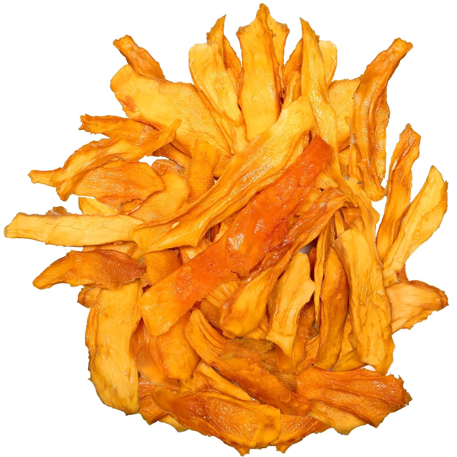 Anna and Sarah Dried Organic Mango Strips, No Sugar Added, 8 Oz Resealable Bag