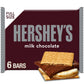 HersheyS Milk Chocolate Candy, Bars 1.55 Oz, 6 Count