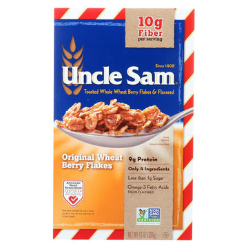 Uncle Sam Cereal Cereal - Original - Family Size - 13 Oz - Case Of 12