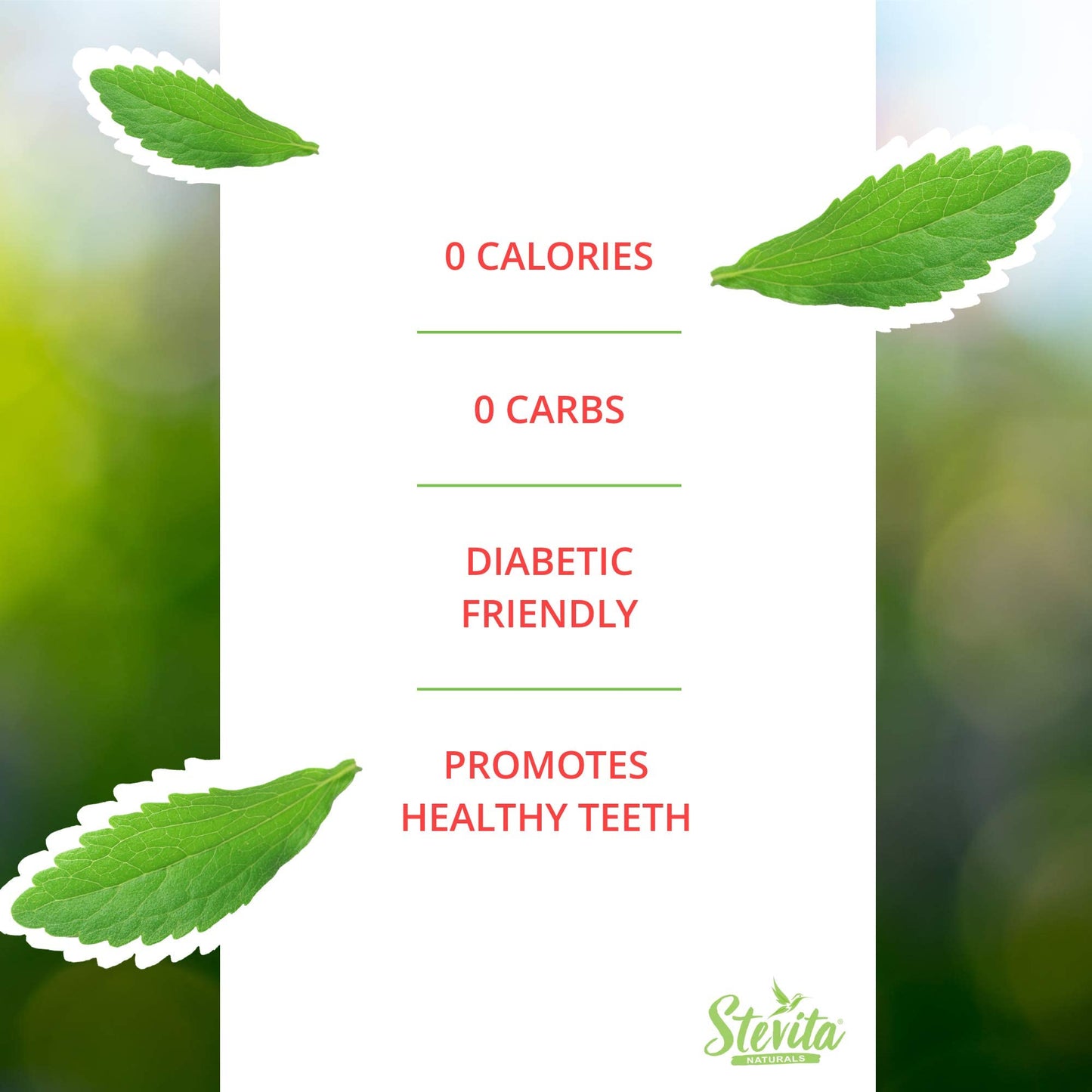 Stevita Stevia With Xylitol Supreme - 50 Packets - All-Natural Sweetener, No Calories - Non-Gmo, Vegan, Kosher, Keto, Paleo, Glu