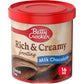 Betty Crocker Rich and Creamy Frosting, Milk Chocolate, Gluten Free, Holiday Baking, 16 oz