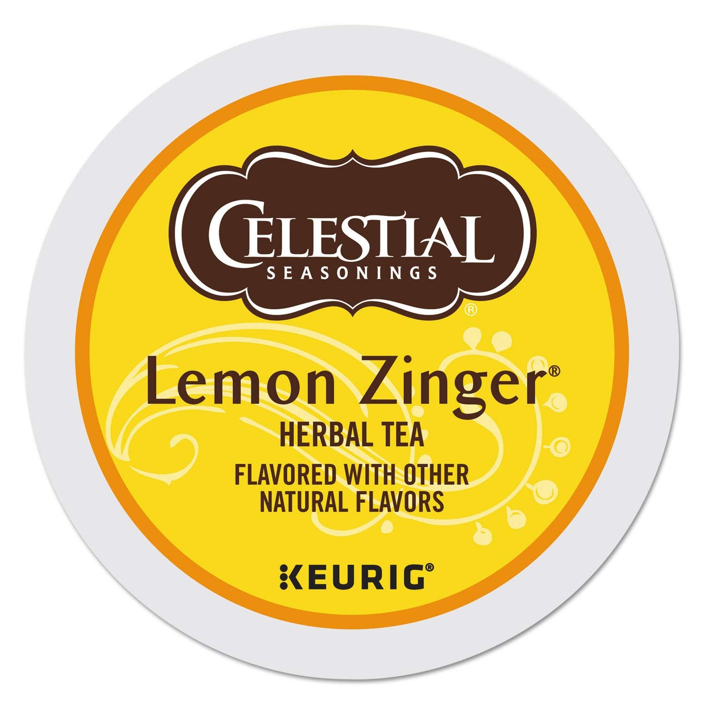 Celestial Seasonings Lemon Zinger Herbal Tea K-Cup Pods, 24 Count, Model 74-14732