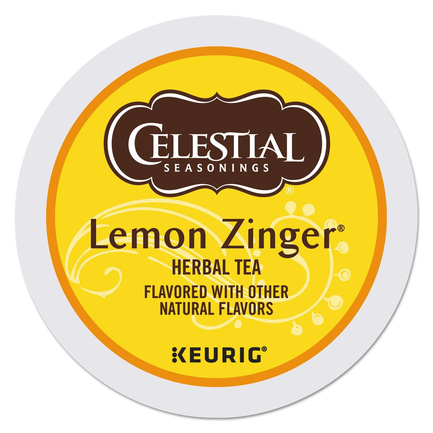 Celestial Seasonings Lemon Zinger Herbal Tea K-Cup Pods, 24 Count, Model 74-14732