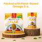 CanMar Ground Milled Golden Roasted Organic Flaxseed, 42 oz - Vegan, Non-GMO, Gluten Free - Flaxseed Meal with Omega-3, Fiber -