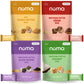 Mini Peanut Butter Bars Variety Pack - Vegan  High Protein  Low Sugar  Low Calorie  All Natural  Gluten Free - Crunchy Plant Based Snack - 4 Bags with 8 Individually Wrapped Pieces