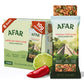 Afar Savory Protein Bars - Low Sugar, High Protein, Vegan, Gluten Free, Meal Replacement - 8 Bars (Mexican Chili Lime)