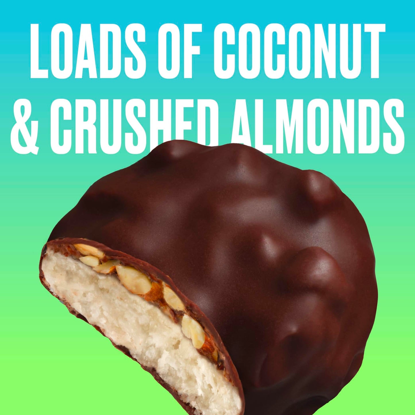 SKINNYDIPPED Dark Chocolate Coconut Almond Bites, Low Sugar, 3oz Resealable Bags, Pack of 4 (24 Bites Total)