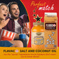 AYD Goods Popcorn Kit - Butter Flavored Coconut Oil 32oz, Seasoning Salt 35oz, 20 Popcorn Bags