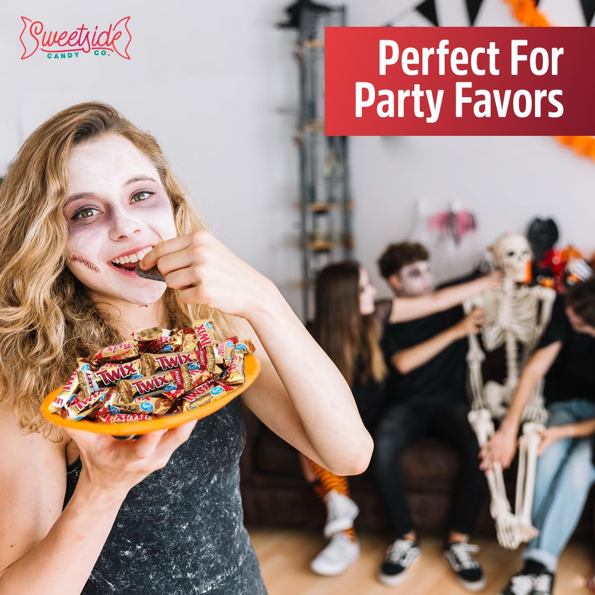 Twix Fun Size Candy Bars Left and Right  2lb Pack of Bulk Chocolate Candy Individually Wrapped  Ideal Caramel Chocolate for Sharing with Friends  Perfect Twix Mini Candy Bars for Parties and Events