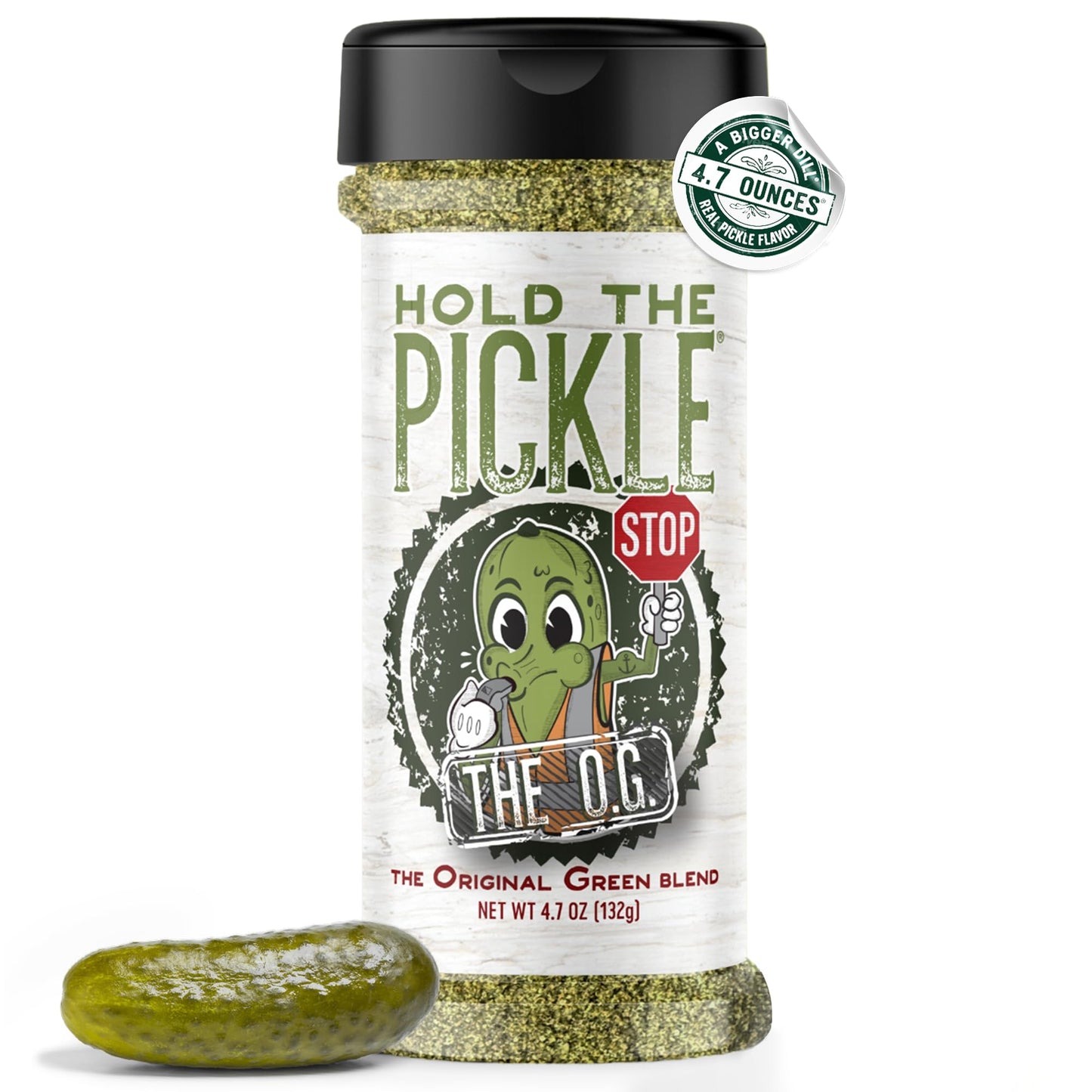 Hold The Pickle O.G. Dill Pickle Seasoning - Popcorn seasoning, Original Green Flavor Dill Pickles Seasoning for Cooking - Vegan