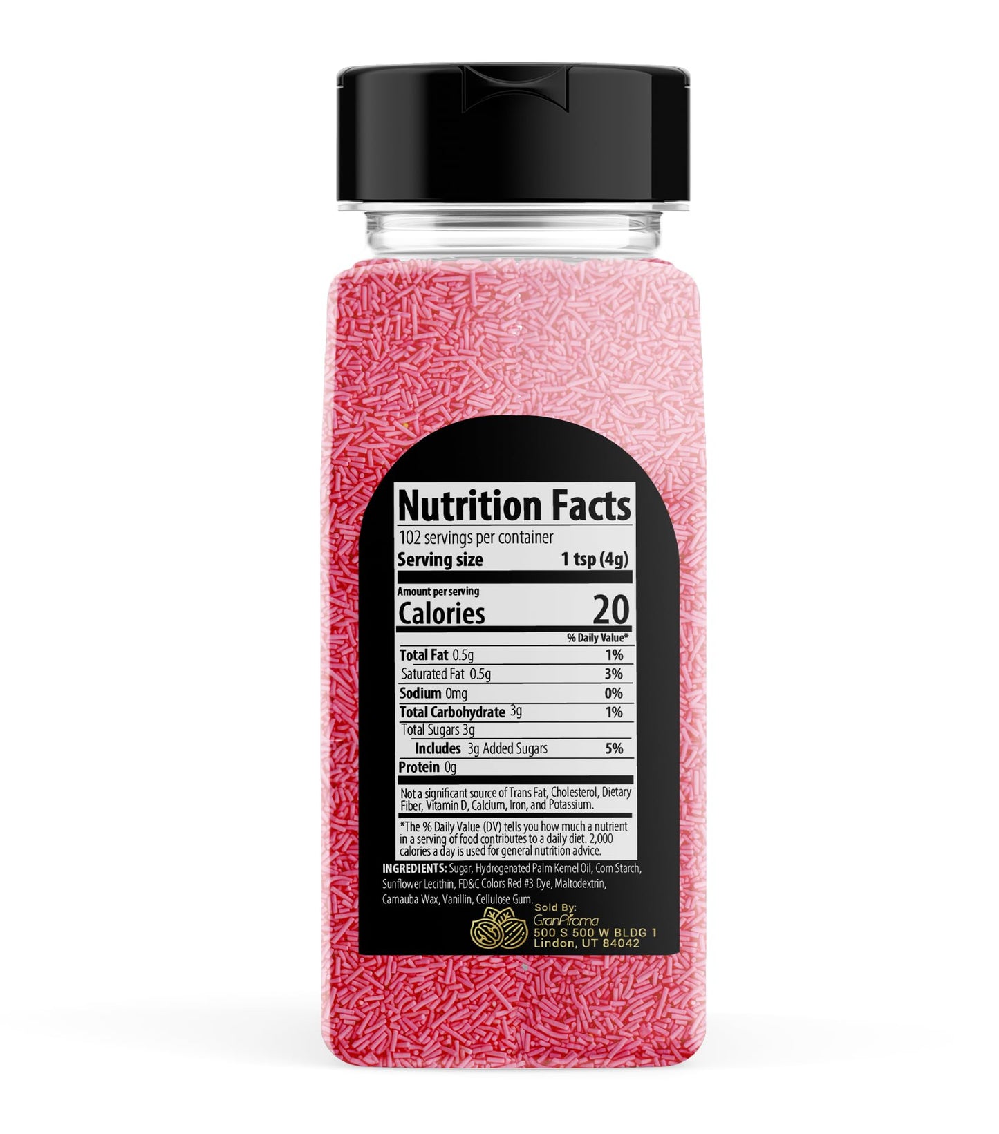 Granaroma Pink Sprinkles, 14.4 Oz, Decorative, Cakes & Cupcakes