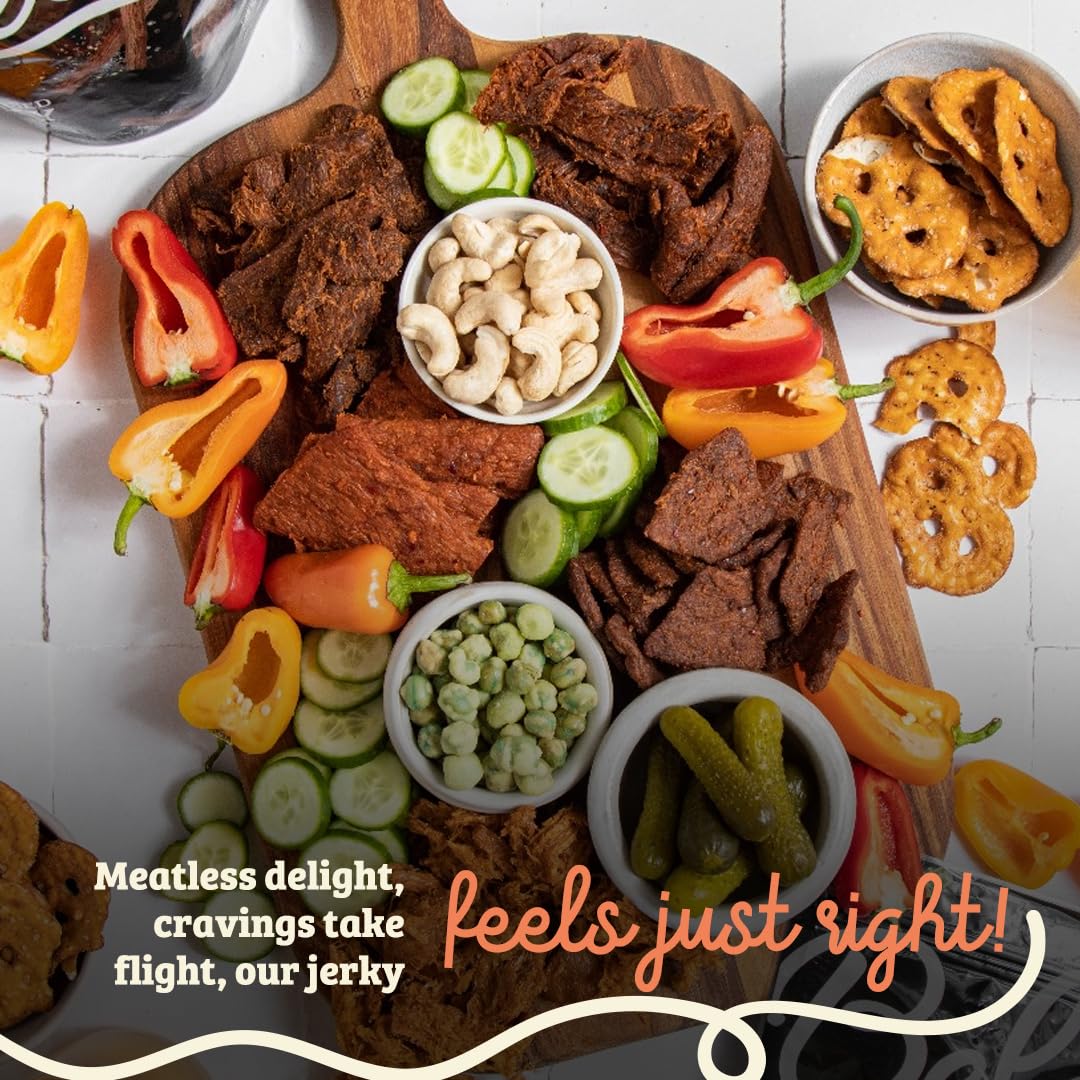 Beleaf Spicy Plant-Based Jerky | Delicious Meat Substitute | Low Carb, Non-GMO, Dairy Free, Plant Protein | Natural Ingredients