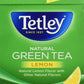 Tetley Green Tea Bags, Lemon Flavor, 72 Count, Rainforest Alliance Certified