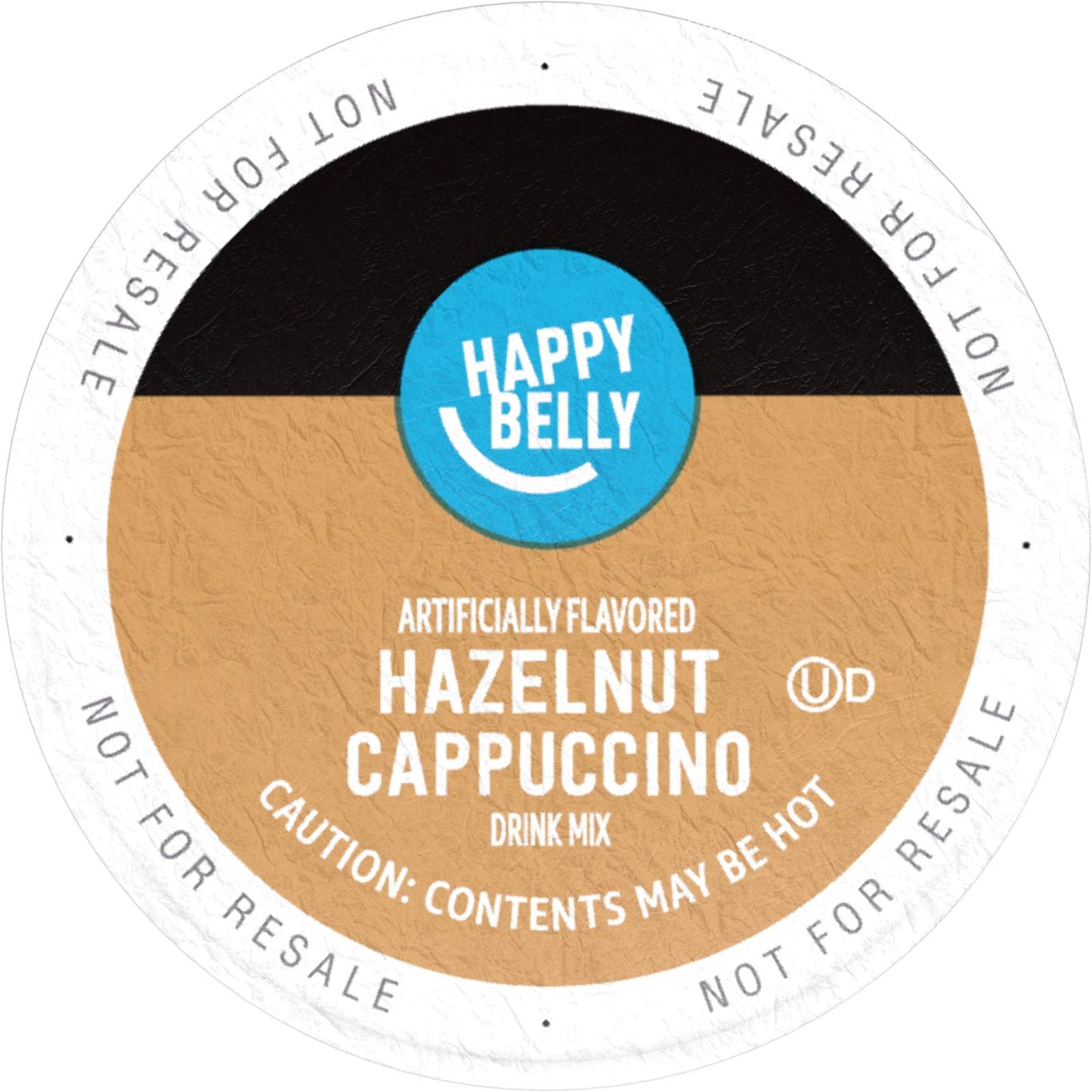 Happy Belly Light Roast Coffee Pods | Hazelnut Flavored | K-Cup Compatible | 24 Count | Pack of 2