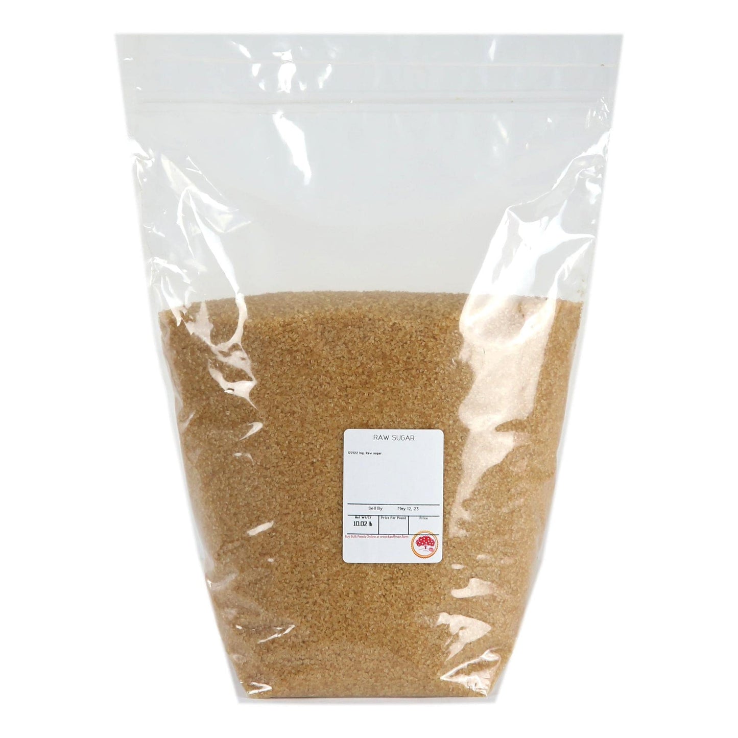 Kauffman Orchards Raw Cane Sugar, Bulk 10 Lb. Bag (Pack of 3) 10 Pound (Pack of 3)