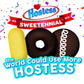 Blueberry Glazed Jumbo Donettes By Hostess [8 Count Package]