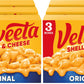 Velveeta Shells & Cheese Original Shell Pasta & Cheese Sauce Meal (3 ct Pack, 12 oz Boxes) (Pack of 2)