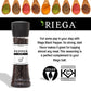 Riega Large Black Pepper Grinder, Bulk Size Holds More Peppercorns, 5.8 Ounce (Pack Of 1)