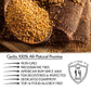 Gerbs Raw Golden Flax Seeds 2 Lbs. Premium Grade | Freshly Harvested Flaxseed & Packaged In Resealable Bulk Bag | Non-Gmo, Keto & Paleo Cleared |High In Omega-3 Fatty Acids & Fiber| Gluten Peanut Free