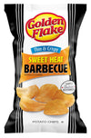 Golden Flake Sweet Heat BBQ Thin and Crispy Potato Chips 4.625 Ounce 4 Pack