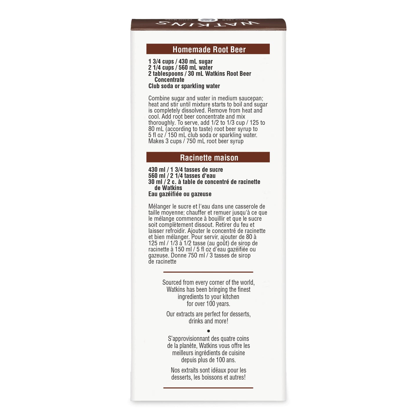 Watkins Root malt-inspired Concentrate, 2 Fl Oz, Model H-190, Pack of 1