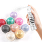 Pandalab Edible Glitter Spray - Iridescent White Luster Dust for Drinks & Desserts, 0.35oz/10g