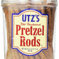 Utz Pretzel Rods - Thick, Crunchy Snack - 27 oz Barrel - Zero Cholesterol