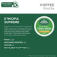 Green Mountain Coffee Roasters Ethiopia Supreme, Single-Serve Keurig K-Cup Pods, Light Roast Coffee, 96 Count