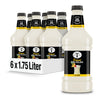 Mr & Mrs T Pina Colada Mixer, Pineapple & Coconut, 1.75L Bottle (Pack of 6), Cane Sugar Sweetened