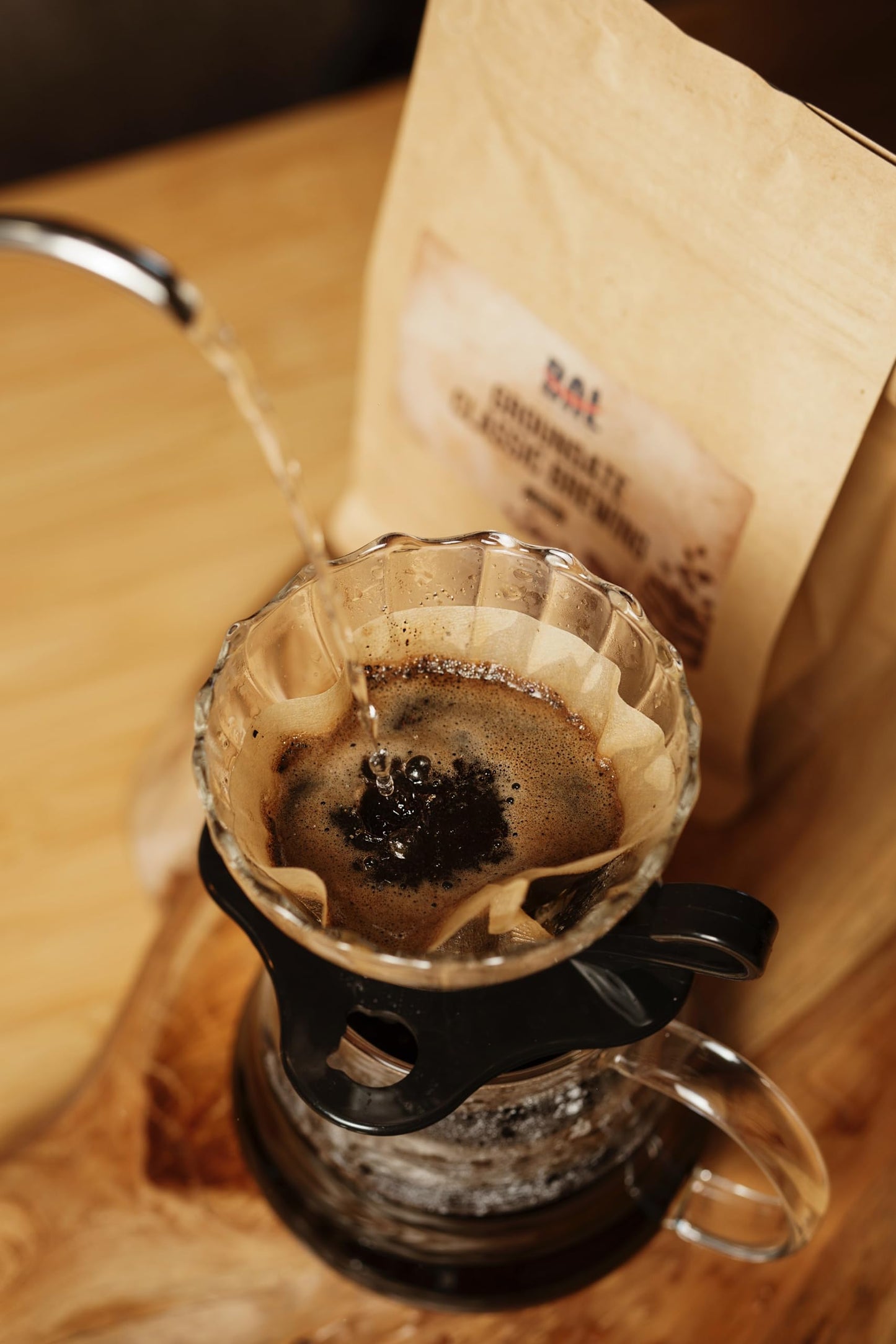 BAL Coffee Groundate - Caffeine-Free Coffee Alternative, Vegan-Friendly, Smooth Grind, 340 g