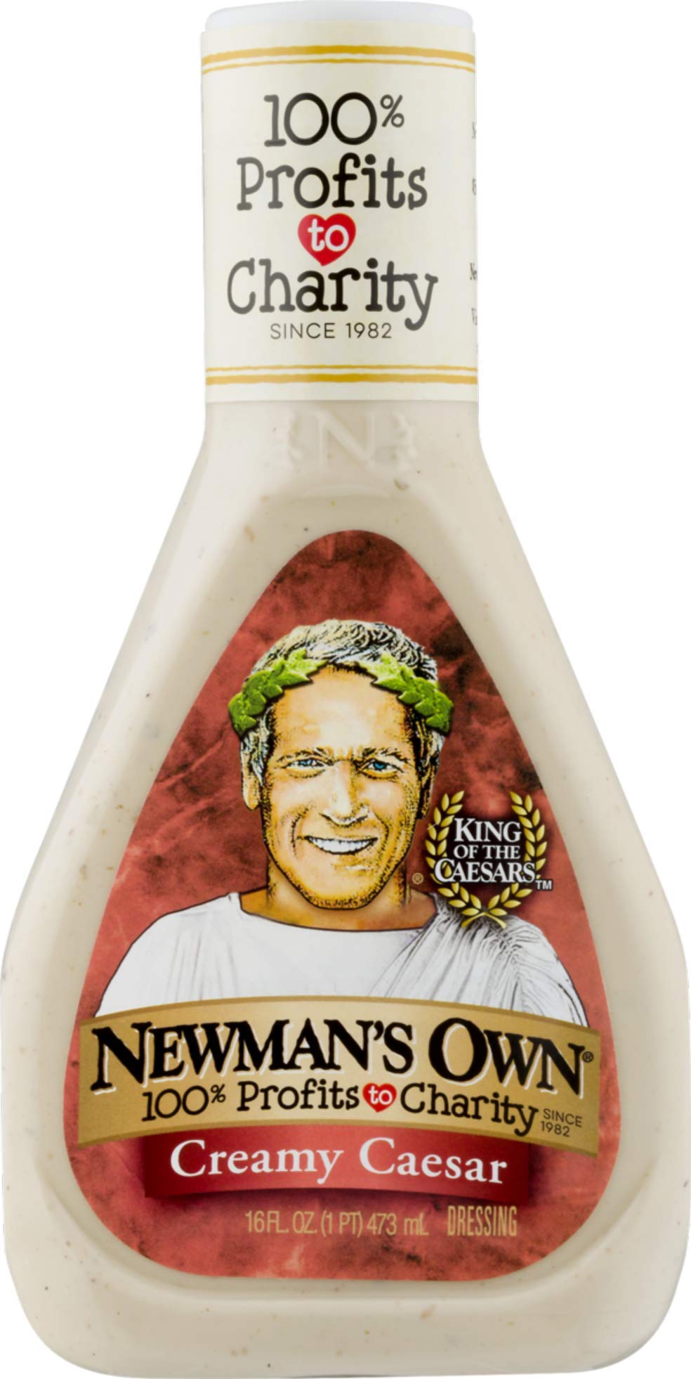 Newmans Own Creamy Caesar Salad Dressing 16 Oz